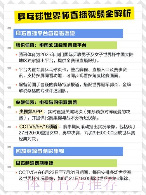 全面解析世界杯直播分析最新网址